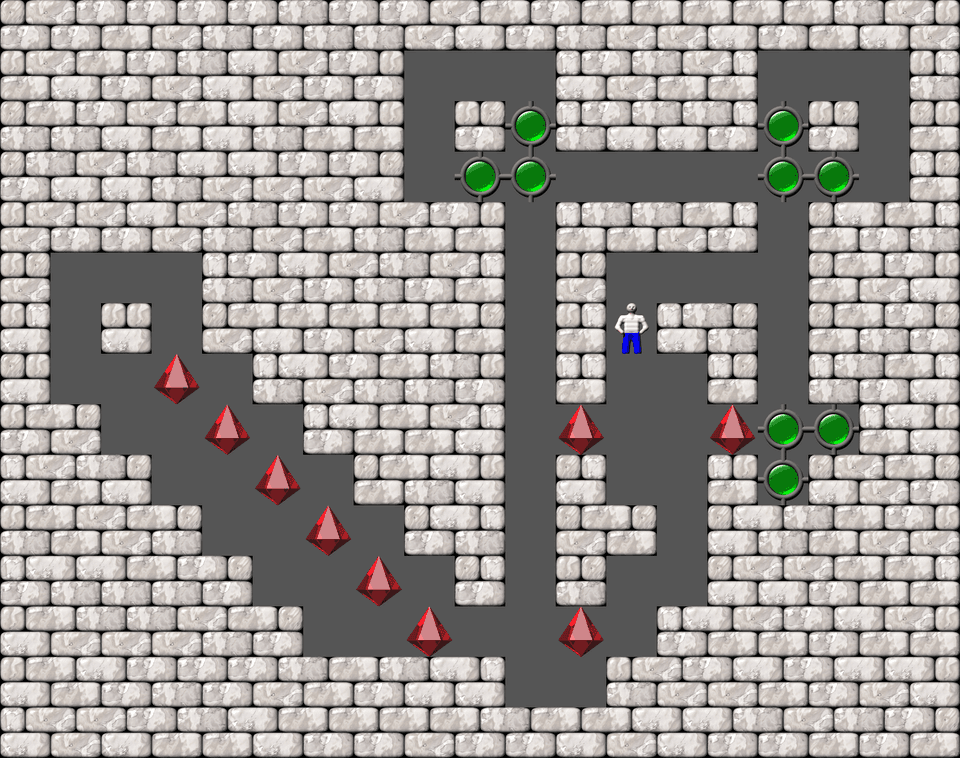 Sokoban Bugs550 collection level 442